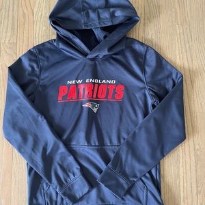 NFL Team Apparel New England Patriots Hoodie, Youth Large (14/16)